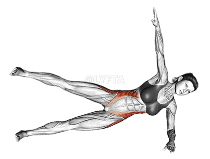 Side Bridge Hip Abduction demonstration