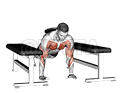 Weighted Drop Push Up demonstration