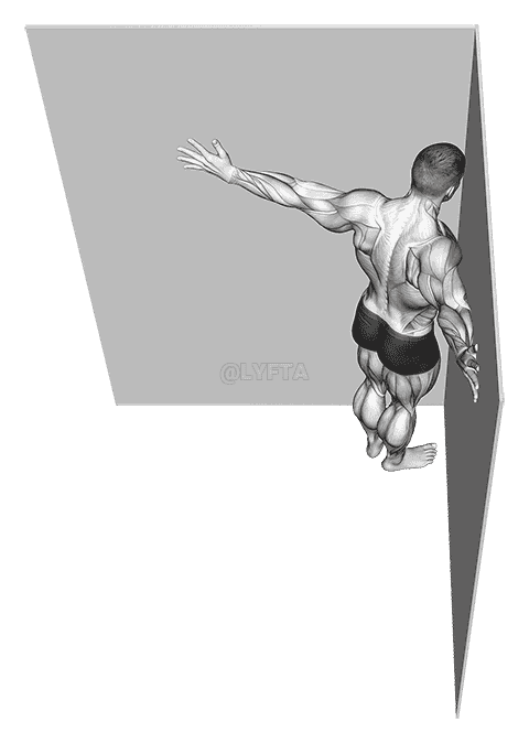 Conner Wall Chest Stretch demonstration