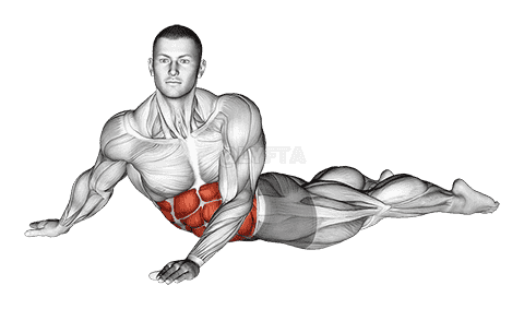 Rotating Stomach Stretch demonstration