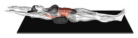Lateral Stretch On Floor Lying Down demonstration