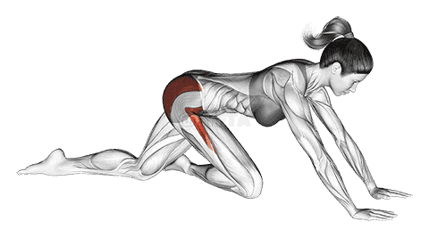 Pigeon Hip Stretch demonstration