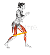 Resistance Band walk demonstration