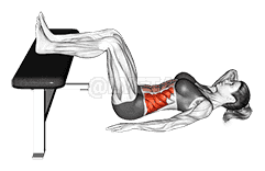 Oblique Crunch demonstration