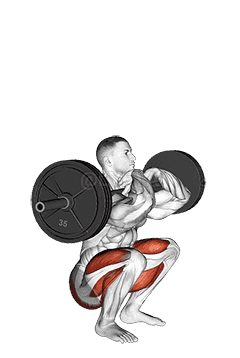 StrongMan Front Chest Squat demonstration
