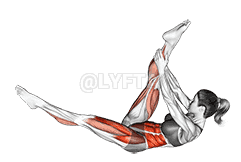 Single Straight Leg Stretch demonstration