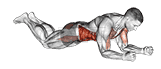 Kneeling Plank Tap Shoulder demonstration