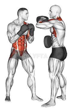 Boxing Left Uppercut demonstration