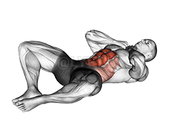 Groin Crunch demonstration