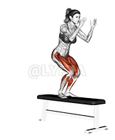 Lateral Box Jump demonstration
