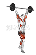 Barbell Split Jerk demonstration