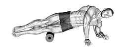 Roll Side Lat Stretch demonstration