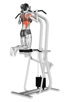 Assisted Pull up demonstration