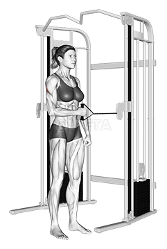 Cable Standing Shoulder External Rotation demonstration
