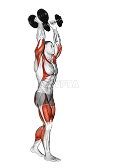 Dumbbell Overhead Carry demonstration