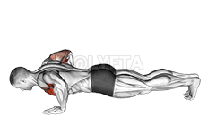 Chest Tap Push-up demonstration