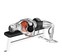 Kettlebell One Arm Bench Press demonstration