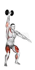 Dumbbell One Arm Snatch demonstration