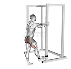 Band Standing Hip Extension demonstration