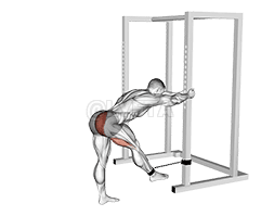 Band Bent-over Hip Extension demonstration