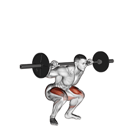Barbell Speed Squat exercise demonstration