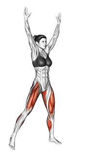 Jack Step exercise demonstration for Cardio, Body weight