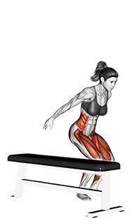 Lateral Twist box Jump exercise demonstration for Cardio, Body weight