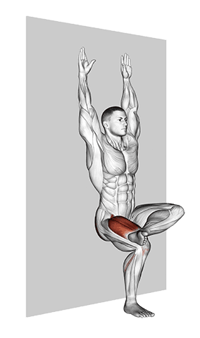Single Leg Sit exercise demonstration
