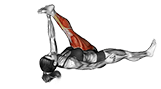 Leg to Side exercise demonstration for Yoga, Body weight