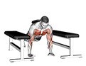 Weighted Drop Push Up exercise demonstration