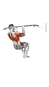 Muscle-up exercise demonstration