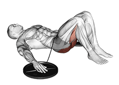 Band Hip Lift exercise demonstration