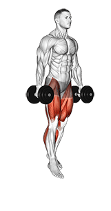 Dumbbell Split Jump exercise demonstration for Plyometrics, Dumbbell
