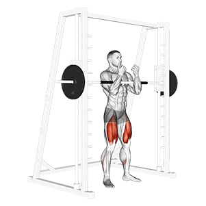 Smith Zercher Squat exercise demonstration