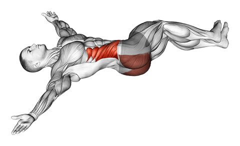 Lying Knee Roll Over Stretch exercise demonstration