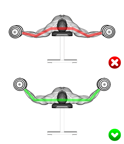 Chest Fly - Arms exercise demonstration for Chest, Dumbbell