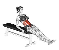 Seated Leg Raise exercise demonstration