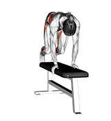 Side Up Jump Top Bench exercise demonstration for Waist, Body weight