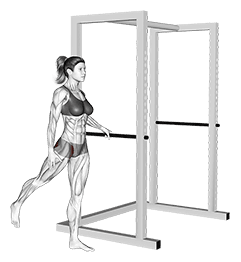Back Forward Leg Swings exercise demonstration
