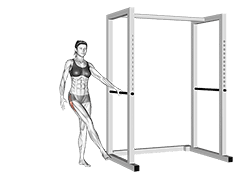 Side to Side Leg Swings exercise demonstration