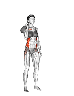 Kettlebell Bent Press exercise demonstration for Waist, Kettlebell