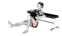 Weighted Hip Thrusts exercise demonstration
