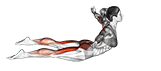 Swan Dive exercise demonstration
