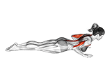 Prone Press-Swan exercise demonstration
