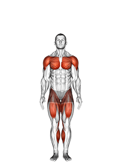 Jumping Jack exercise demonstration for Cardio, Body weight