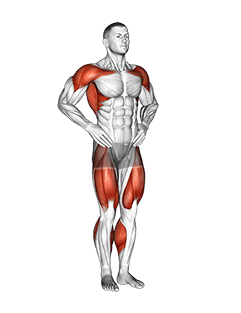 Plyo Jacks exercise demonstration for Cardio, Body weight