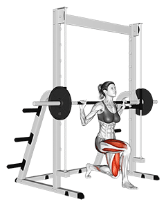Smith Split Squat exercise demonstration