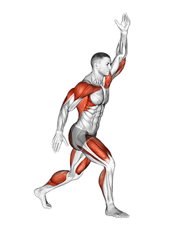 Split Jacks exercise demonstration for Cardio, Body weight