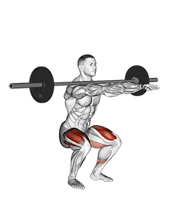 Frankenstein squat exercise demonstration