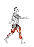 Scissor Jumps exercise demonstration for Cardio, Body weight